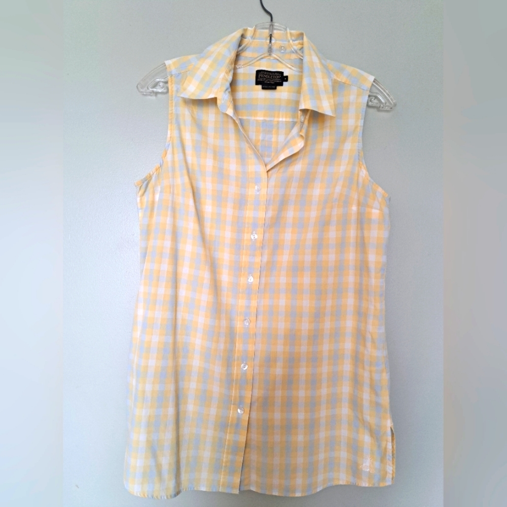 Pendleton sleeveless summer buttoned shirt